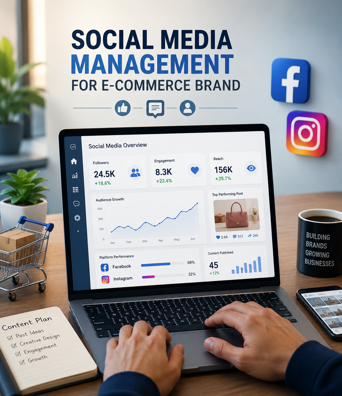 Social Media Management for E-commerce Brand